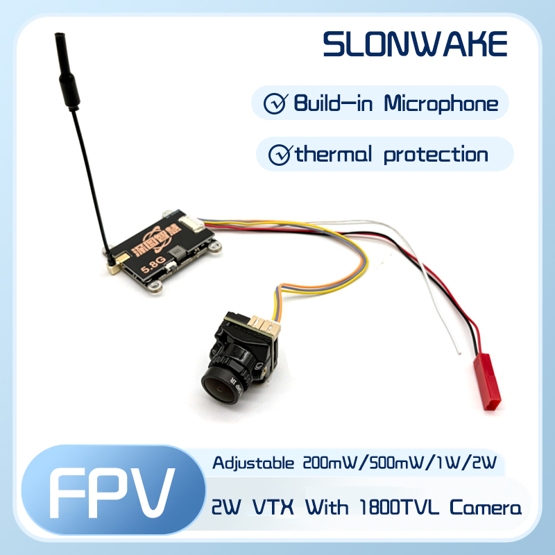 Fpv Camera Cmos - SLONWAKE 5.8G 56CH 2W verici VTX,