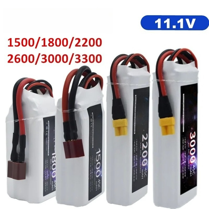 Drone Carrera Rc - LiPo Pil 3S 1500mah 1800mAh 2200mah