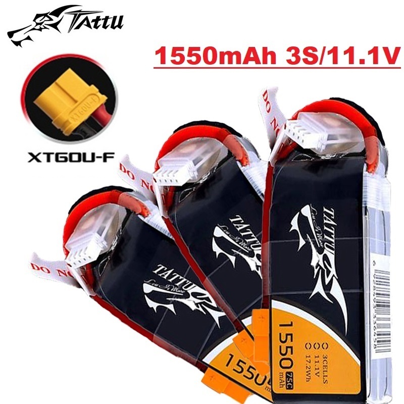 Drone Carrera Rc - TATTU 3S 11.1V 1550mAh RC LiPo
