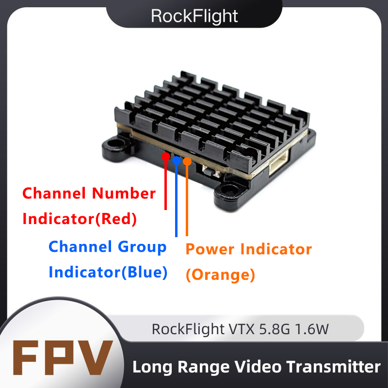 RockFlight TX663 VTX 5.8G 48CH - Drone Rc Racing incelemesi ve fiyatı