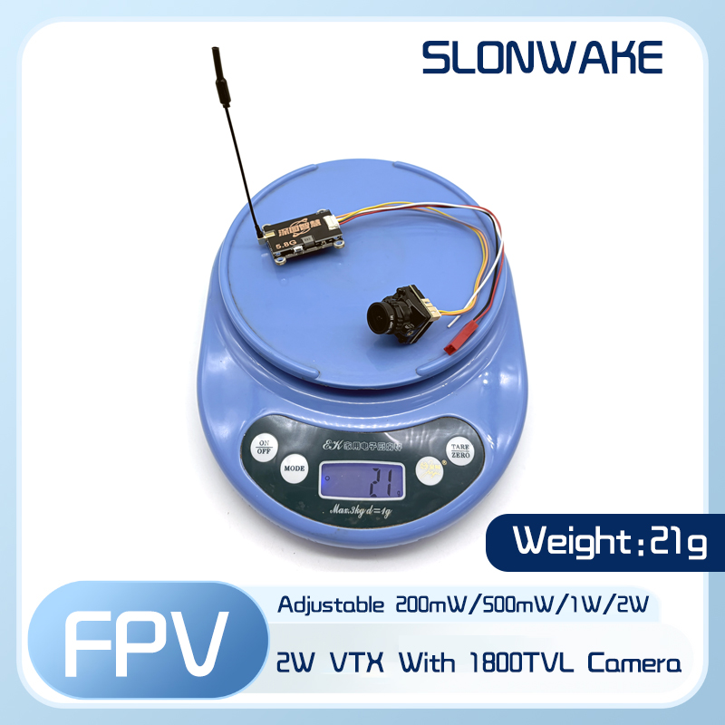 SLONWAKE 5.8G 56CH 2W verici V - Fpv Camera Cmos incelemesi ve fiyatı