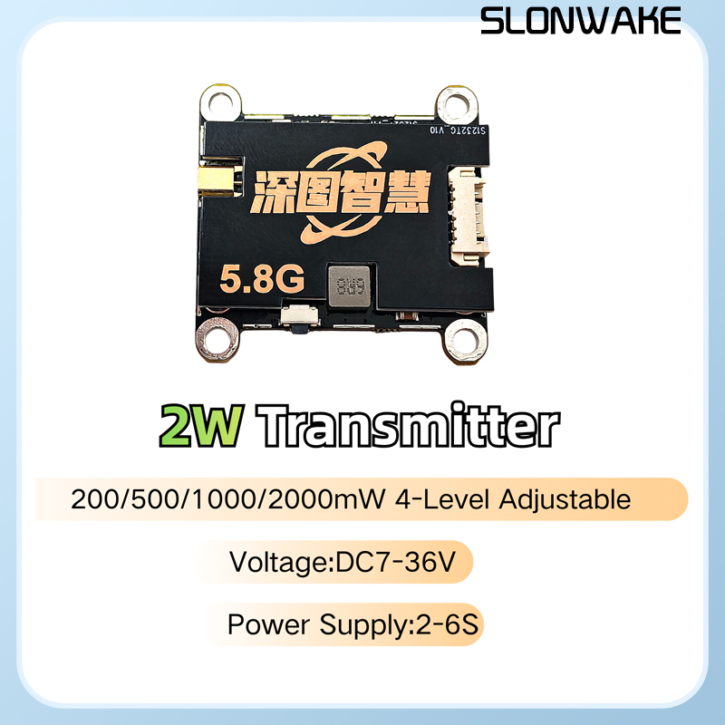 SLONWAKE 5.8G 56CH 2W verici V - Fpv Camera Cmos incelemesi ve fiyatı