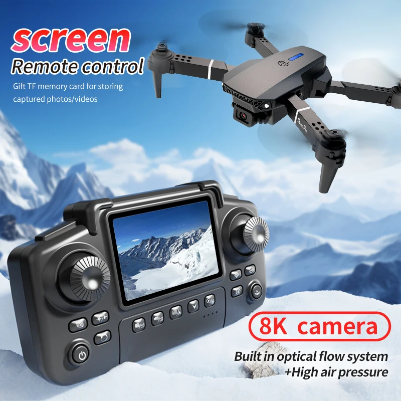 Profesyonel E88 PRO Drone, Ekr - Rc Drone Uav incelemesi ve fiyatı