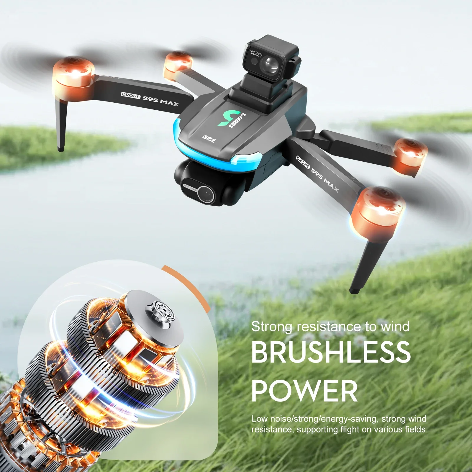 YENI S9S MAX MINI Drone 4K 2 E - Rc Drone Uav incelemesi ve fiyatı