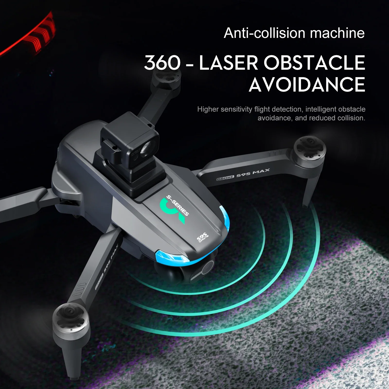 YENI S9S MAX MINI Drone 4K 2 E - Rc Drone Uav incelemesi ve fiyatı