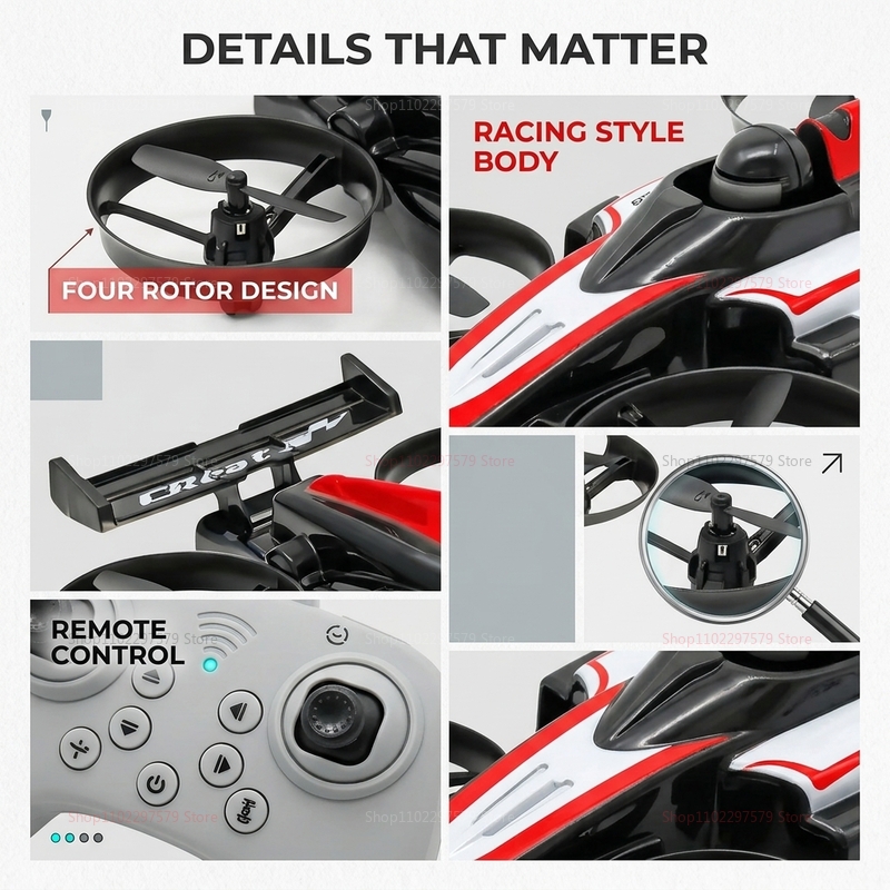 Mini Rc Uçan Araba 2.4G Uzakta - Rc Drone And Flying Car incelemesi ve fiyatı