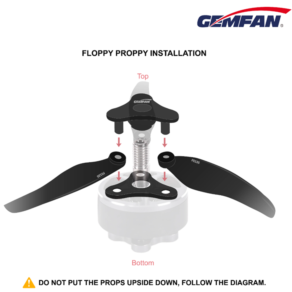 Katlanır Pervane 5135 Gemfan F - Drone Rc Race incelemesi ve fiyatı