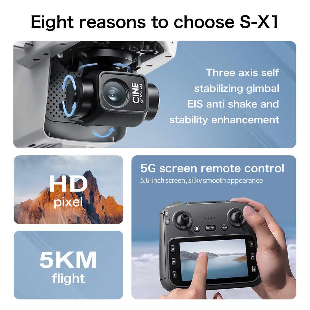 En İyi Fırsat S-X1 MAX GPS Dro - Drone X1 Rc incelemesi ve fiyatı
